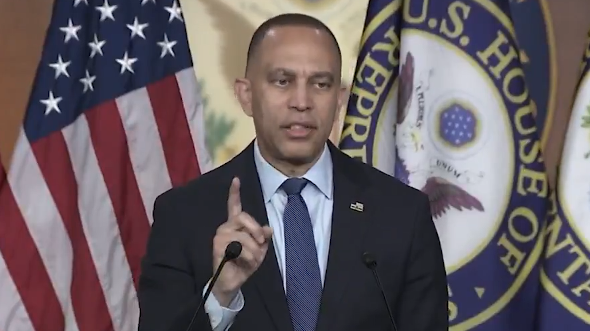 Hakeem Jeffries Shocked by Swalwell Allegations