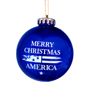 Merry Christmas America Ornament