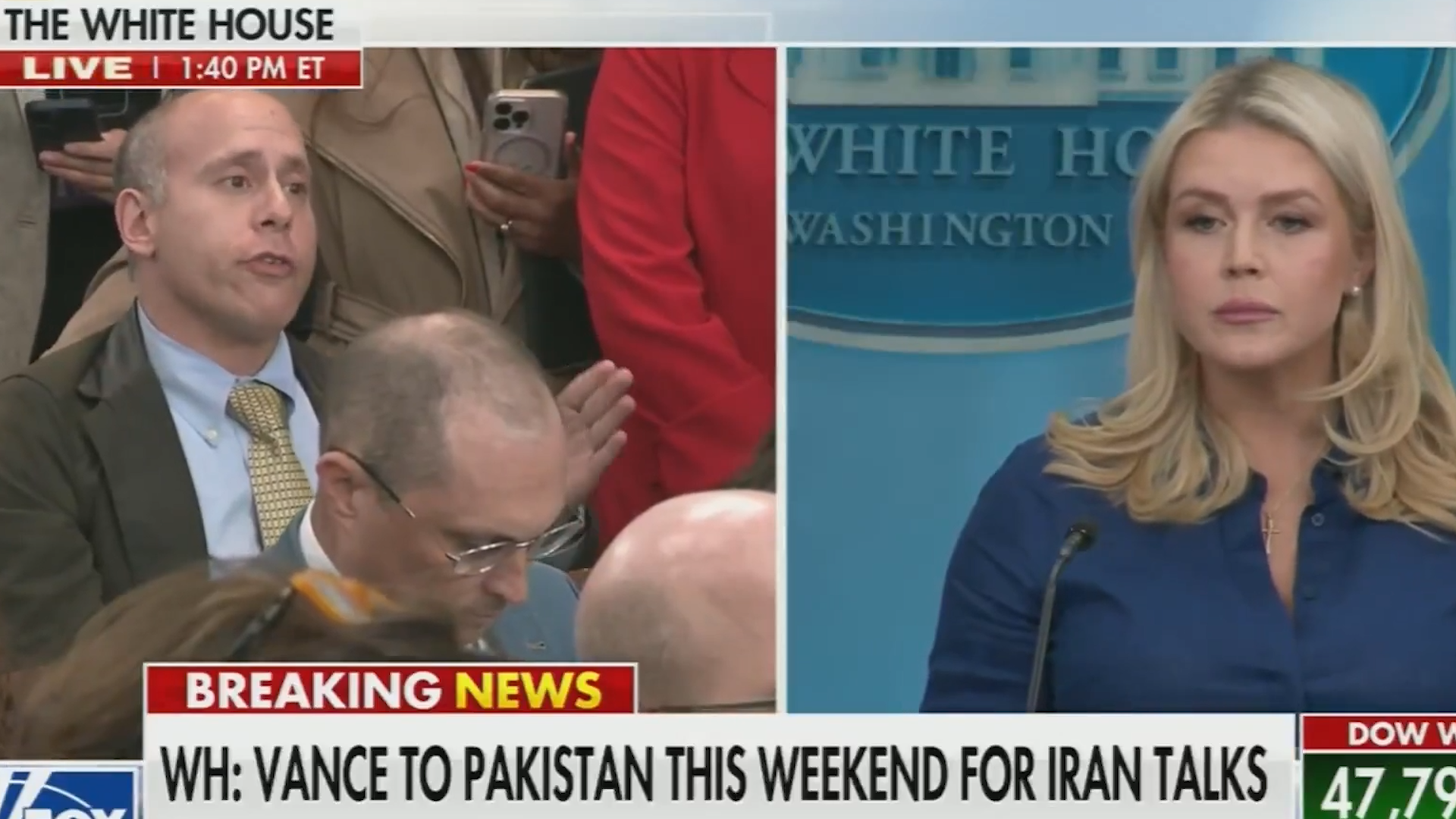 Karoline Leavitt Torches Reporter