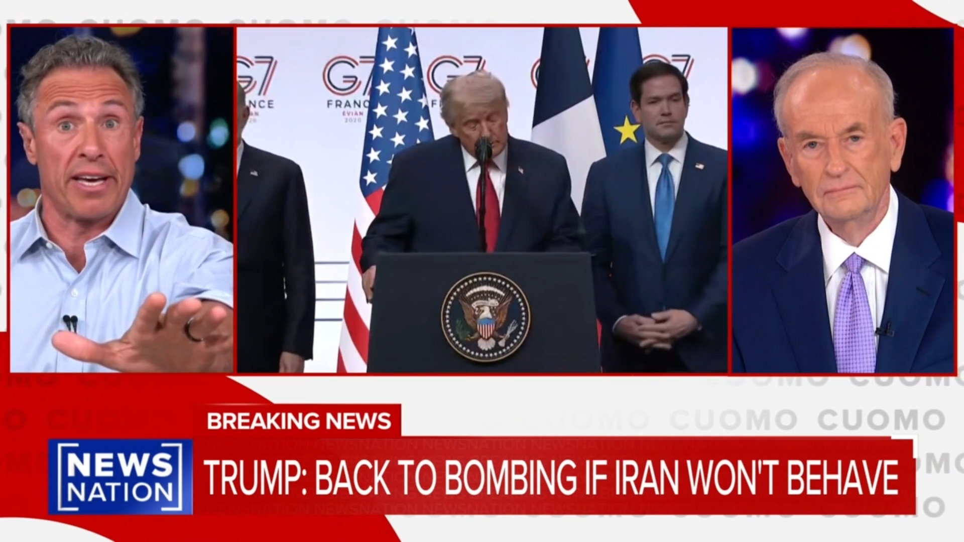 O'Reilly & Cuomo React to President Trump's Press Conference and the Iran Deal