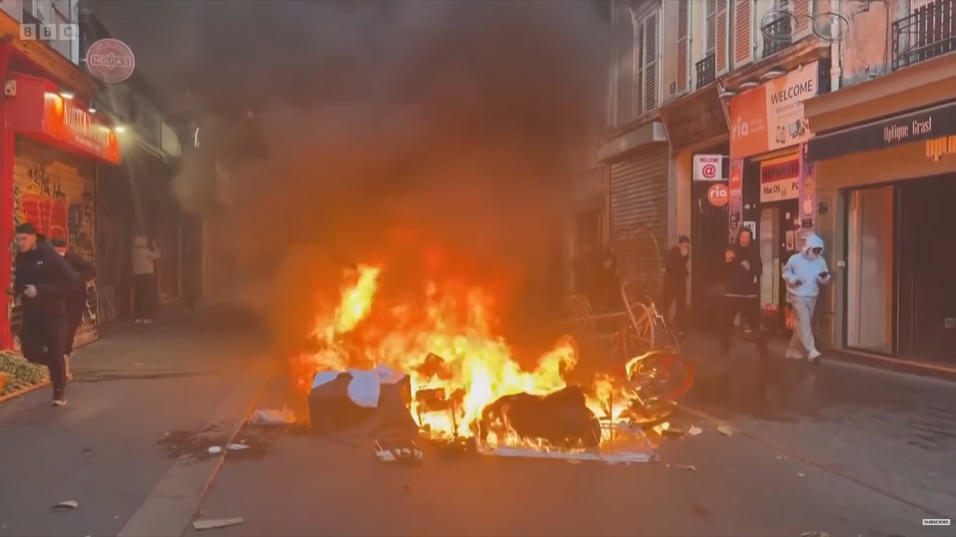 Mostly Peaceful Protests Leave French Cities Ablaze
