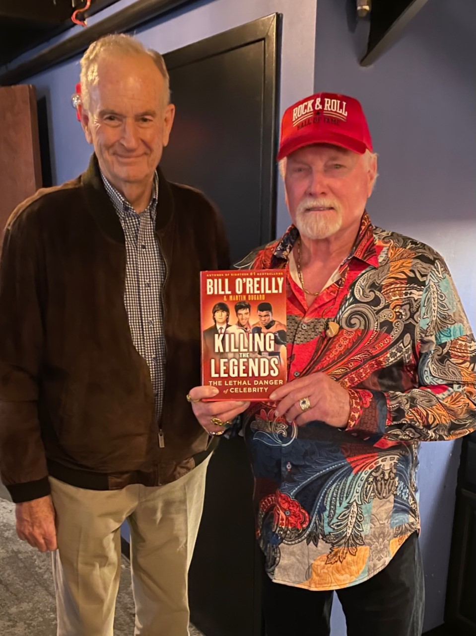 O'Reilly with Mike Love of The Beach Boys