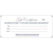 Lifetime Concierge Premium GIFT Membership - GIFT CERTIFICATE - with free Killing Series - Including Killing The Legends